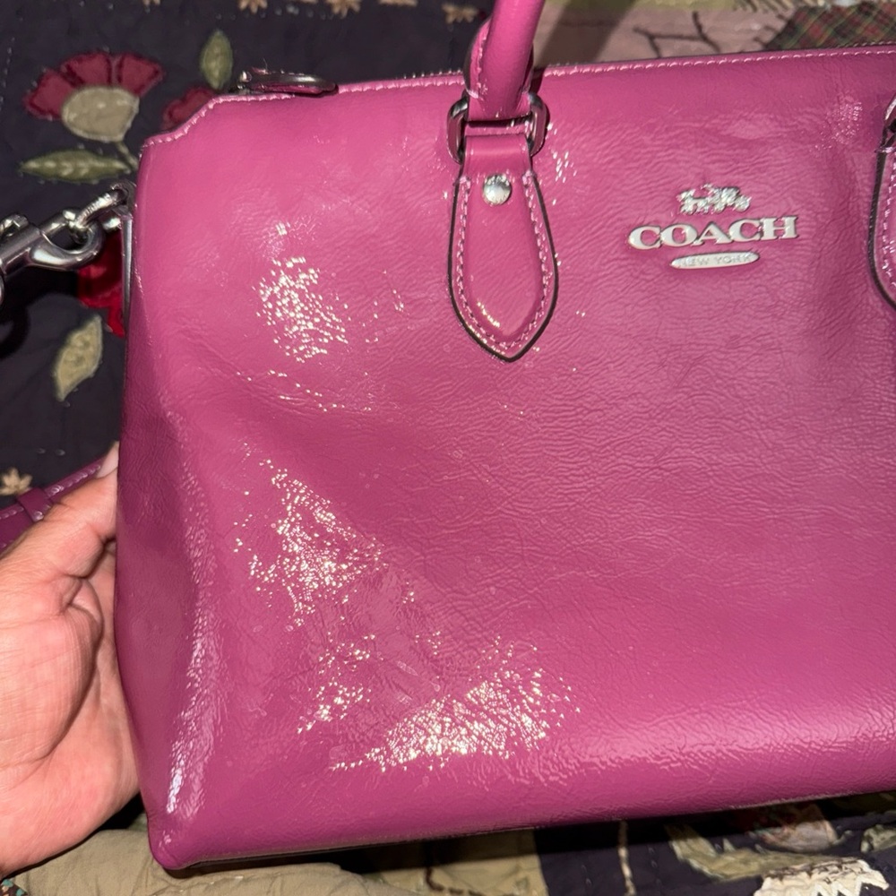 Coach Pink Crossbody Bag - Picture 8 of 16